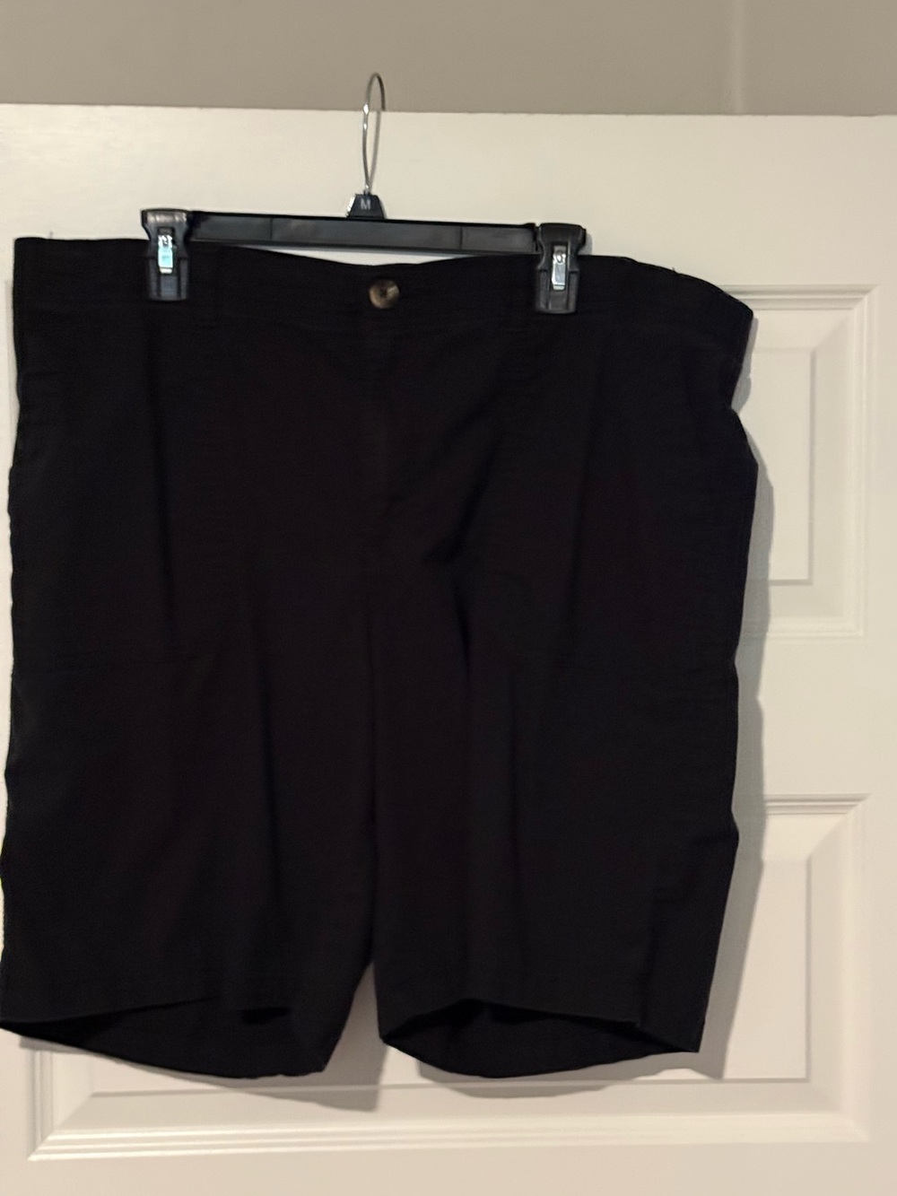 Sonoma Black Flat-Front Men's Shorts